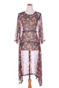 25 Off Sale: MEMO - Watercolour floral textured chiffon dress! 16