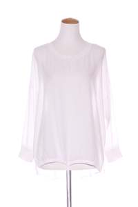 MINERAL - Textured self patterned white top! 14