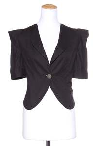 Clearance: PAULA RYAN (NZ) Statement shoulder crop jacket! 10