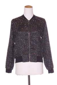 REPERTOIRE (NZ) "BJ" bomber - Metallic blue tweed! 14
