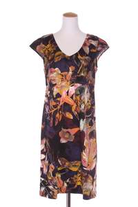 Clearance: ARTISAN - Floral print stretch cotton dress! 14