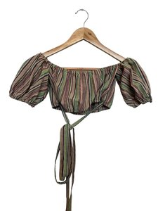 All Women: Pretty Little Thing Crop Wrap Top - Size 6