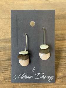 Ceramic and Silver Earrings 1