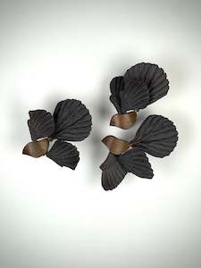 Oak and Ceramic Piwakawaka