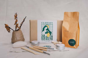 Claydays Pottery Kit - Earth Brown
