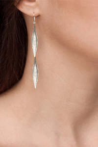 Karohirohi Earrings Long | sterling silver