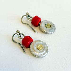 Spiral disc Earrings