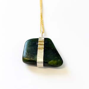 New: Gold Chain & Pounamu necklace