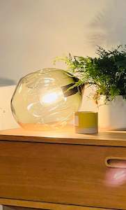 Glass: Deflated Glass Lamp