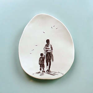 ‘Family' Ceramic Plaque