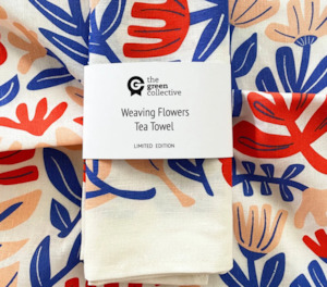 Cafe Treats Auto: Weaving Flower Tea Towel