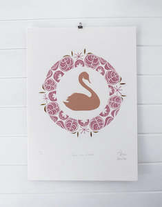 Annie Sandano: Peach Swan