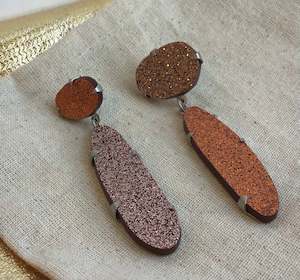 Kay Van Dyk: Acrylic Earrings