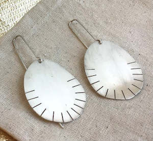 Kay Van Dyk: Silver Honesty Earrings