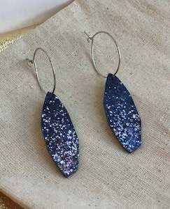 Enamel Teardrop Earrings
