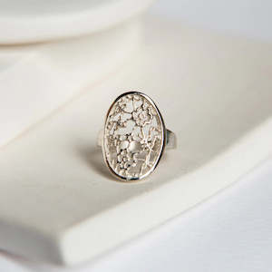 Lace Oval Ring