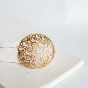 Natalie Salisbury: Lace Sphere Brooch