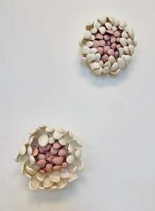 Lynette Hirst: Pink and White Dahlia Large