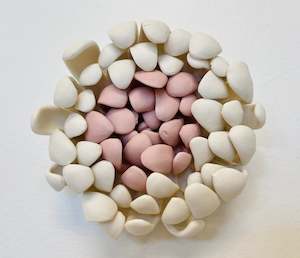 Lynette Hirst: Pink and White Dahlia Medium