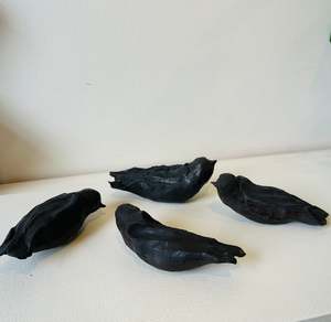 Sitting Bird Sculpture