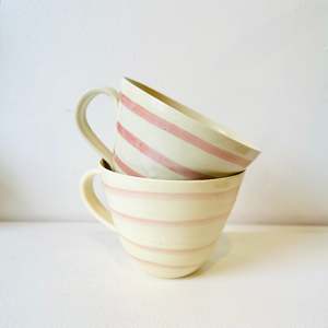 Melanie Drewery: Stripey Mugs