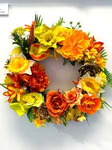 Bright Floral Wreath
