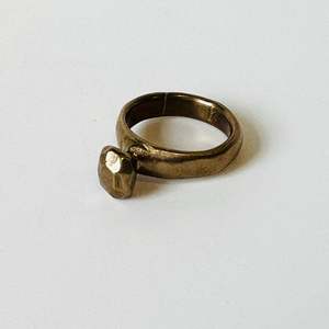 Bronze hand made cast ring