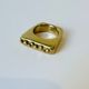 Bronze hand made ring