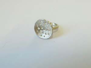 Nelson Artists: Ring Molten - holes & concave top