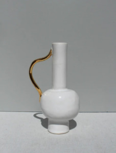 Ceramics: Oh Pretty One with a Gold handle