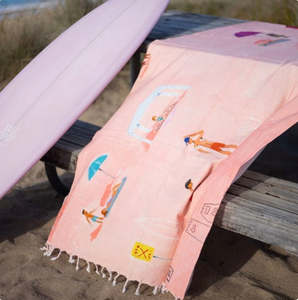 Home Living Auto: Beach Towel - Boob Watch