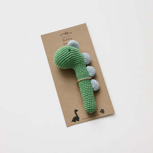 Toys Kids Books Auto: Crochet dinosaur rattle