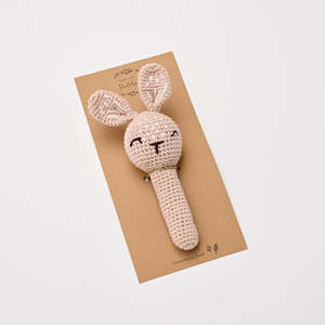 Toys Kids Books Auto: Crochet bunny rattle