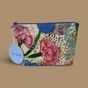 Bags Wallets: Meadow - Velvet Cosmetic Pouch