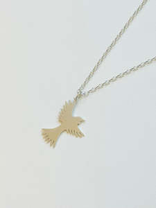 Feast Of Feathers: Silver Tui Necklace