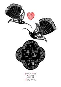 New: Limited Edition Print |Huia Wairua