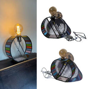 Sculptures: Multi Colour Round Lamp