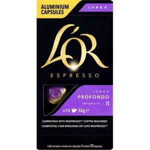 L’or Espresso Coffee Capsules Lungo Profondo Intensity 8 – Redbasket – Online Grocery