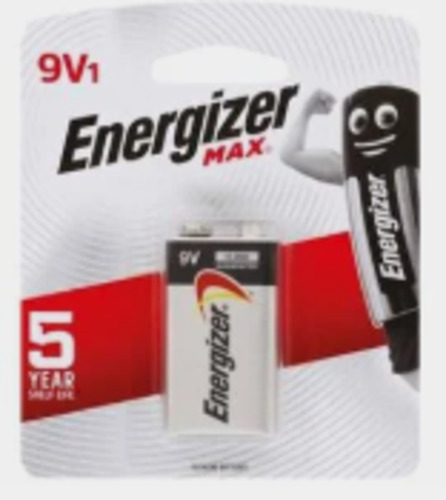 ENERGISER MAX 9 Volt Battery 1 Per Pack - Red Circle