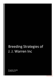 Products: Breeding Strategies of J. J. Warren Inc - Redcomb Genetics