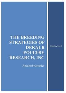 Products: The Breeding Strategies of Dekalb Poultry Research, Inc - Redcomb Genetics
