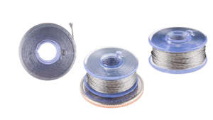Supply: Stainless steel sewing thread - bobbin - 12m (Smooth Stainless Steel)