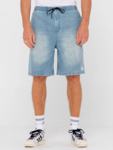 RUSTY Manila Heritage Jort - Hard Hat Blue