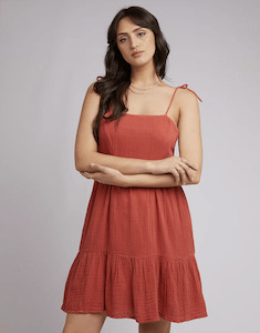 All About Eve: ALL ABOUT EVE Rowie Mini Dress - Rust