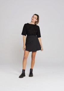 Thing Thing: THING THING Unreal Skirt - Black