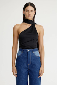 Significant Other: SIGNIFICANT OTHER Delphine Top - Black