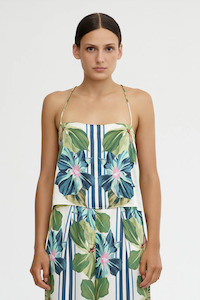 Significant Other: SIGNIFICANT OTHER Mariah Top - Hibiscus Tile