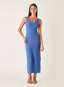 ESMAEE Aegean Midi Dress - Marine Blue