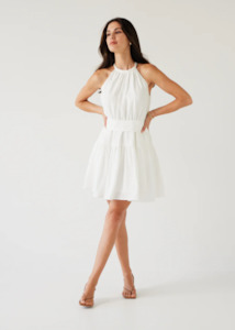 Tuesday Label: TUESDAY LABEL Dolly Mini Dress - Porcelain