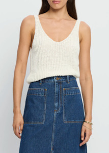 Kivari: KIVARI Lani Knit Cami - Ivory
